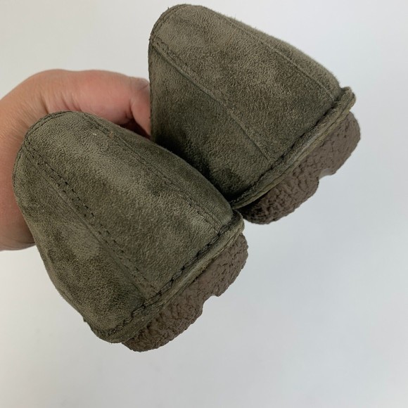 Merrell Duet Alto Hedge Stone Slip On Green Suede Shoes Size 6 - Picture 6 of 7